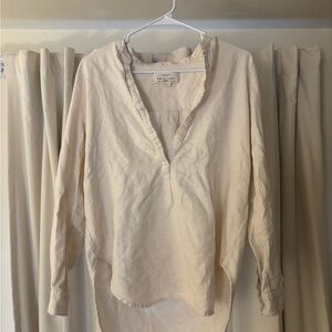 Trovata Cream Tunic Top
